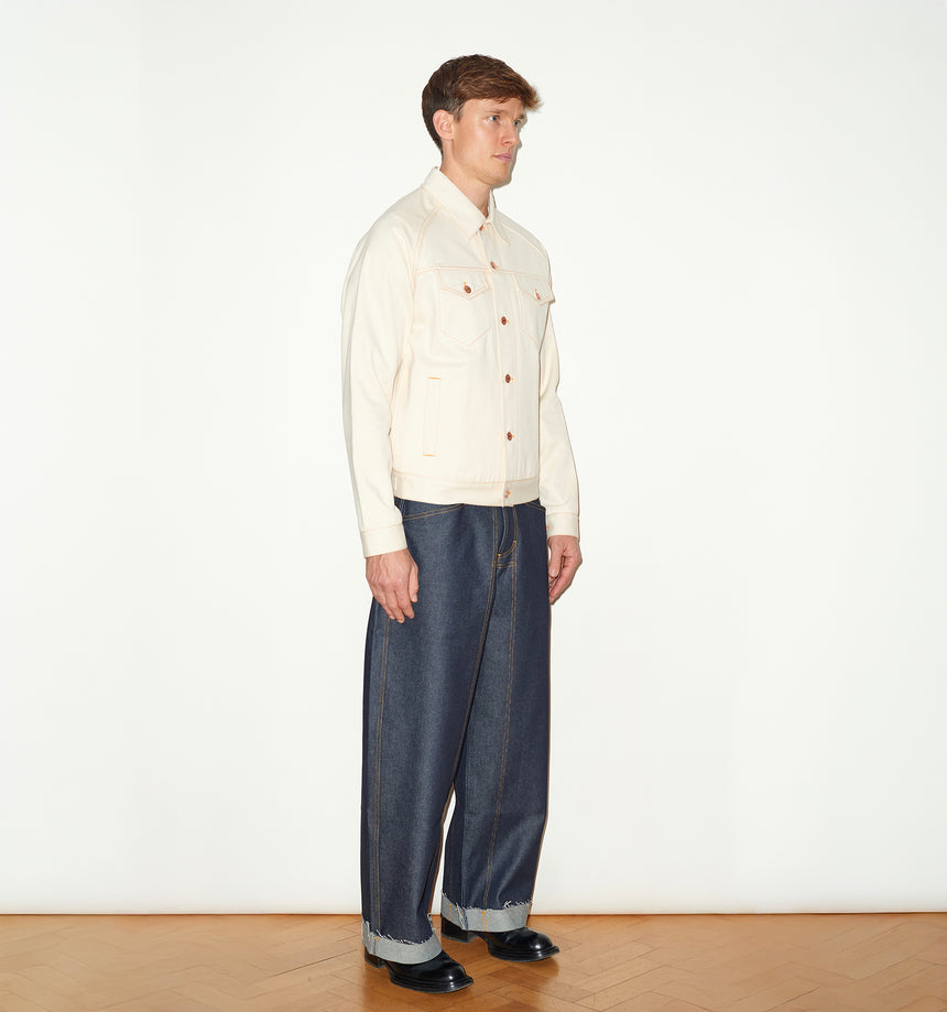 ECRU SELVEDGE DENIM JACKET