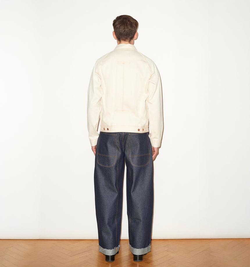 ECRU SELVEDGE DENIM JACKET