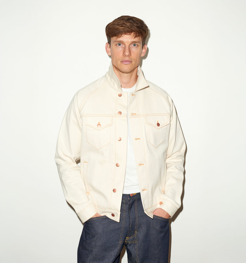 ECRU SELVEDGE DENIM JACKET