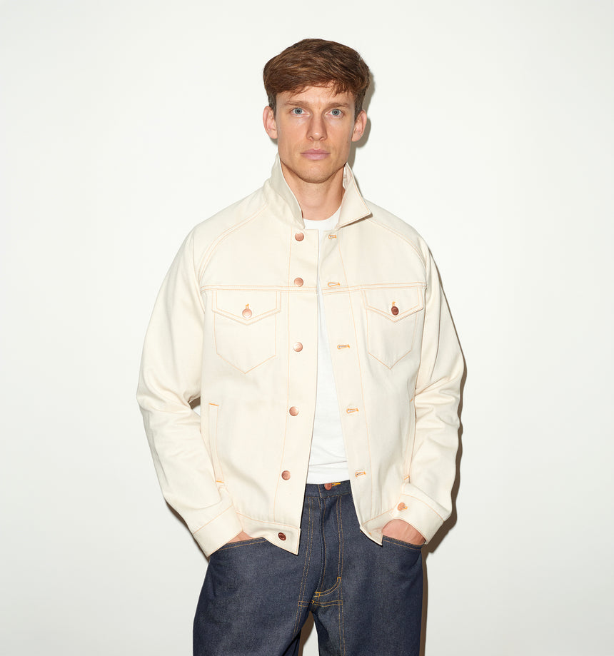 ECRU SELVEDGE DENIM JACKET