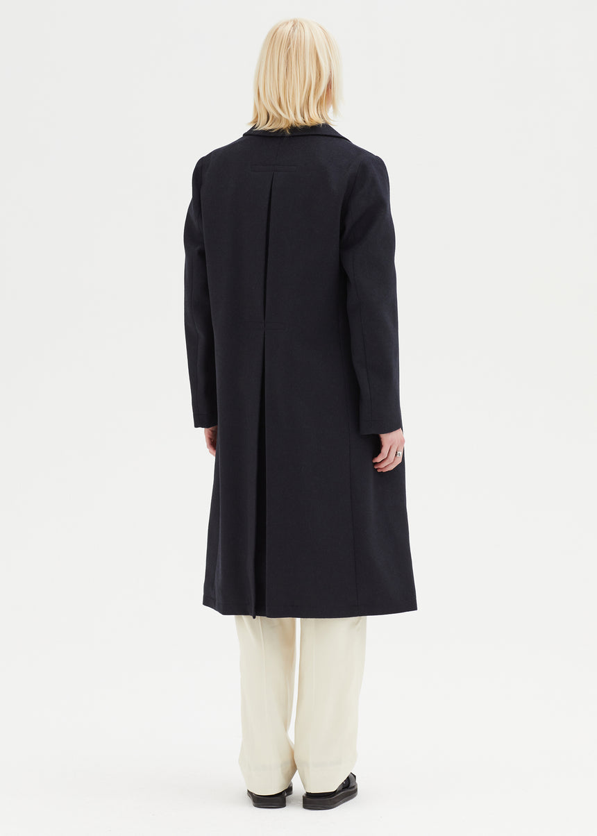 SINGLE BREASTED CASHMERE OVERCOAT