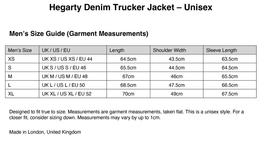 TAILORED DENIM TRUCKER JACKET IN RAW INDIGO DENIM