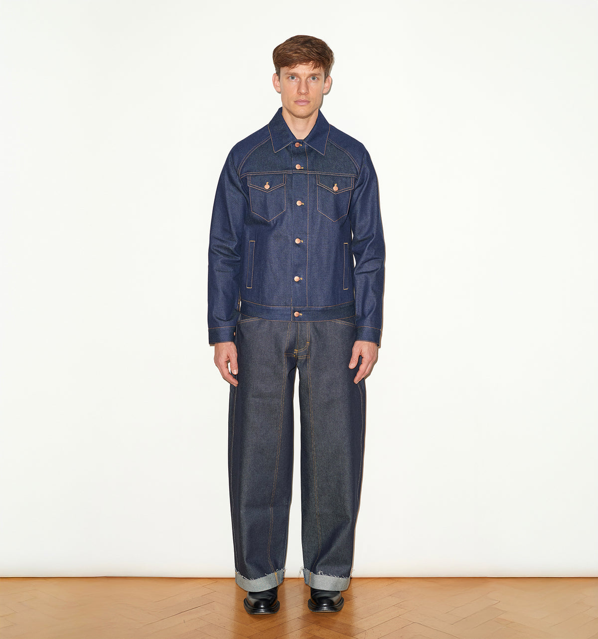 INDIGO SELVEDGE DENIM JACKET