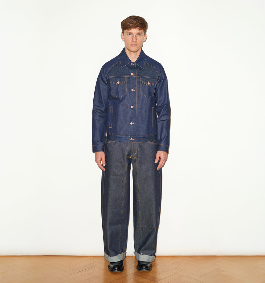 INDIGO SELVEDGE DENIM JACKET
