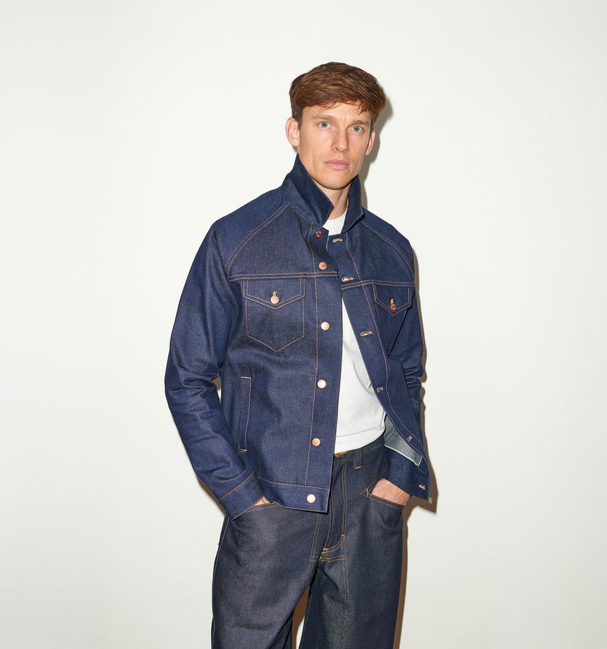 INDIGO SELVEDGE DENIM JACKET