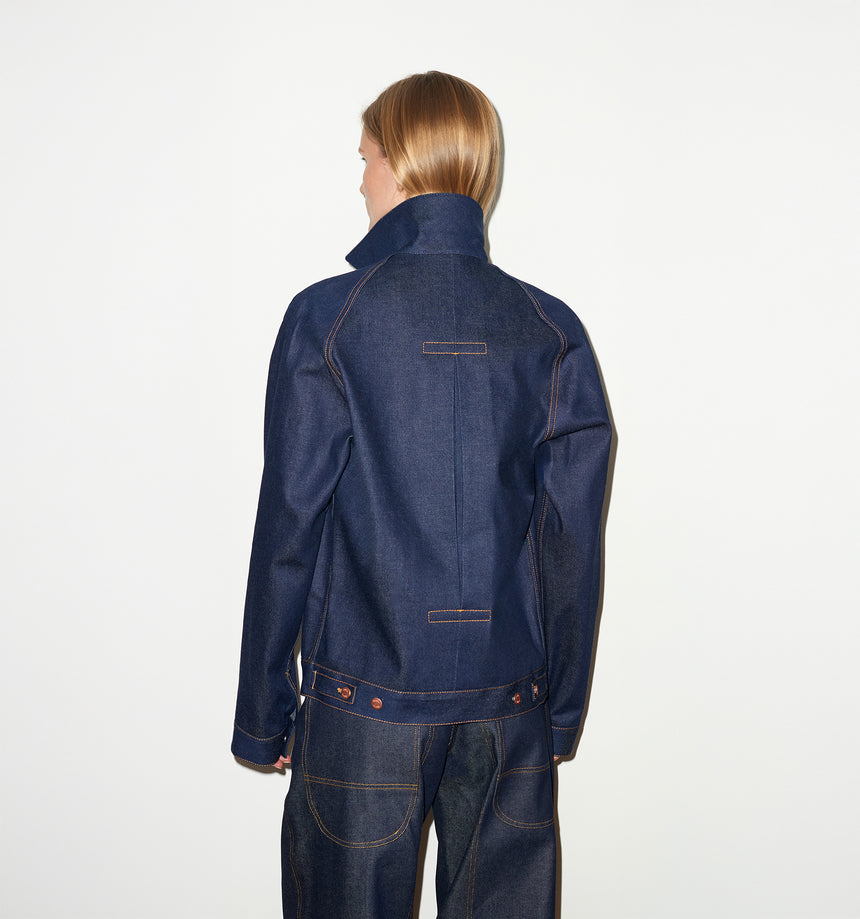 INDIGO SELVEDGE DENIM JACKET