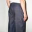 WIDE LEG MID RISE INDIGO JEANS