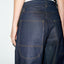 WIDE LEG MID RISE INDIGO JEANS