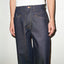 WIDE LEG MID RISE INDIGO JEANS