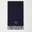 NAVY BLUE LAMBSWOOL SCARF