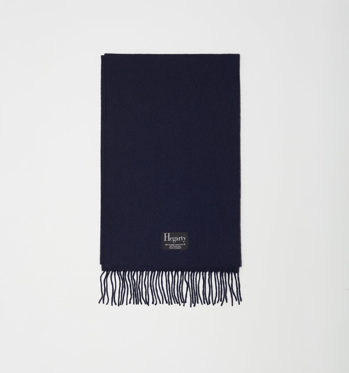 NAVY BLUE LAMBSWOOL SCARF