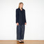 NAVY WOOL MELTON PEA COAT