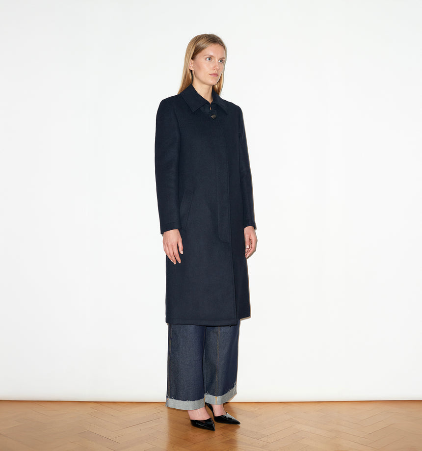 CASHMERE SINGLE BREASTED OVERCOAT
