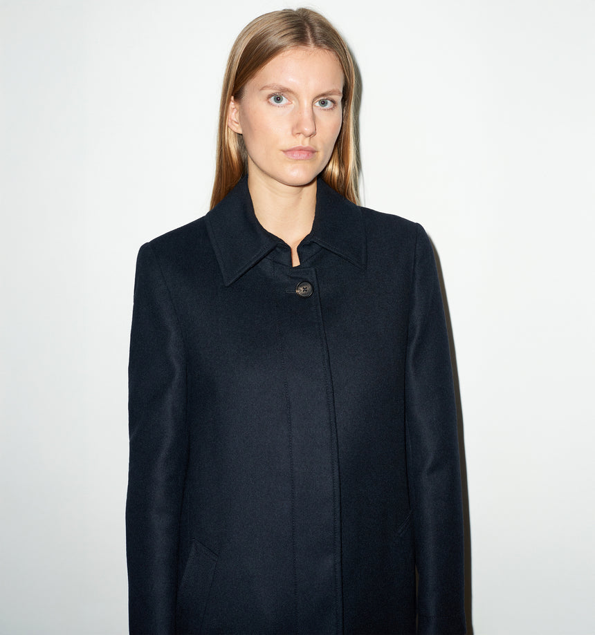 CASHMERE SINGLE BREASTED OVERCOAT