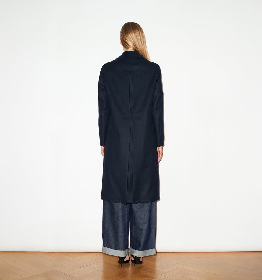 CASHMERE SINGLE BREASTED OVERCOAT