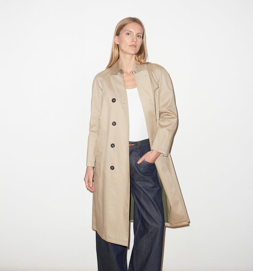 ENGLISH GABARDINE TRENCH COAT