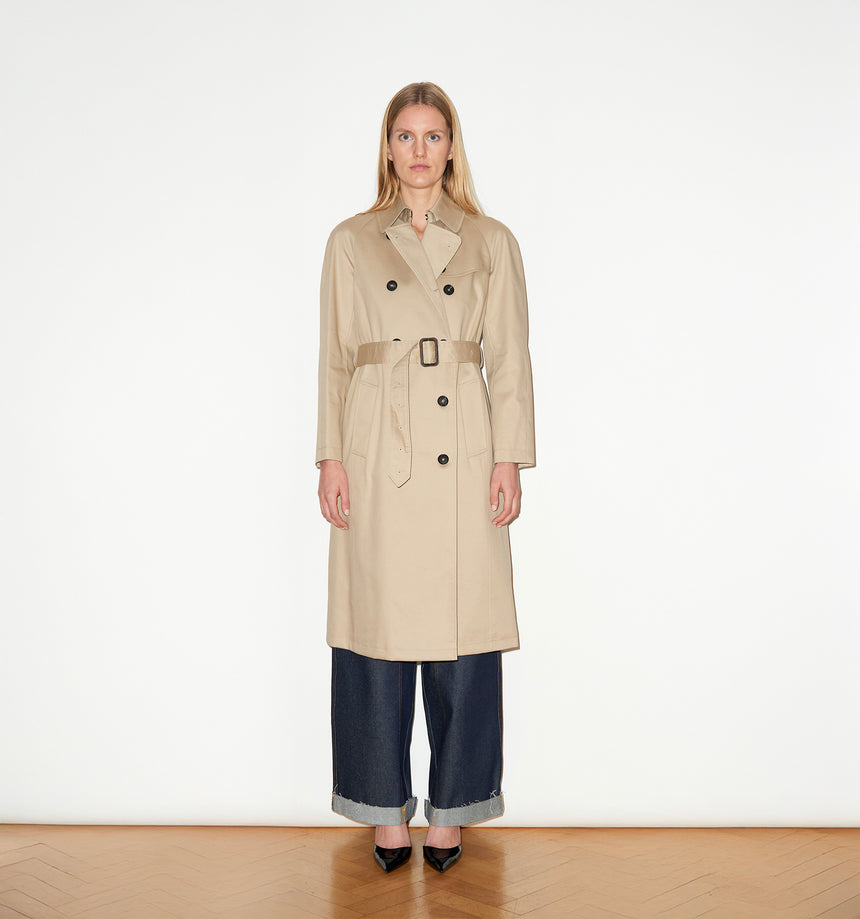 ENGLISH GABARDINE TRENCH COAT