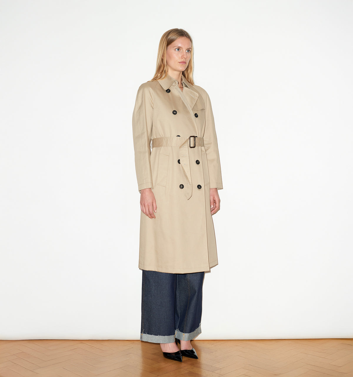 ENGLISH GABARDINE TRENCH COAT