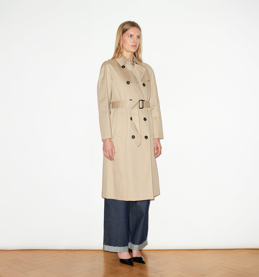 ENGLISH GABARDINE TRENCH COAT