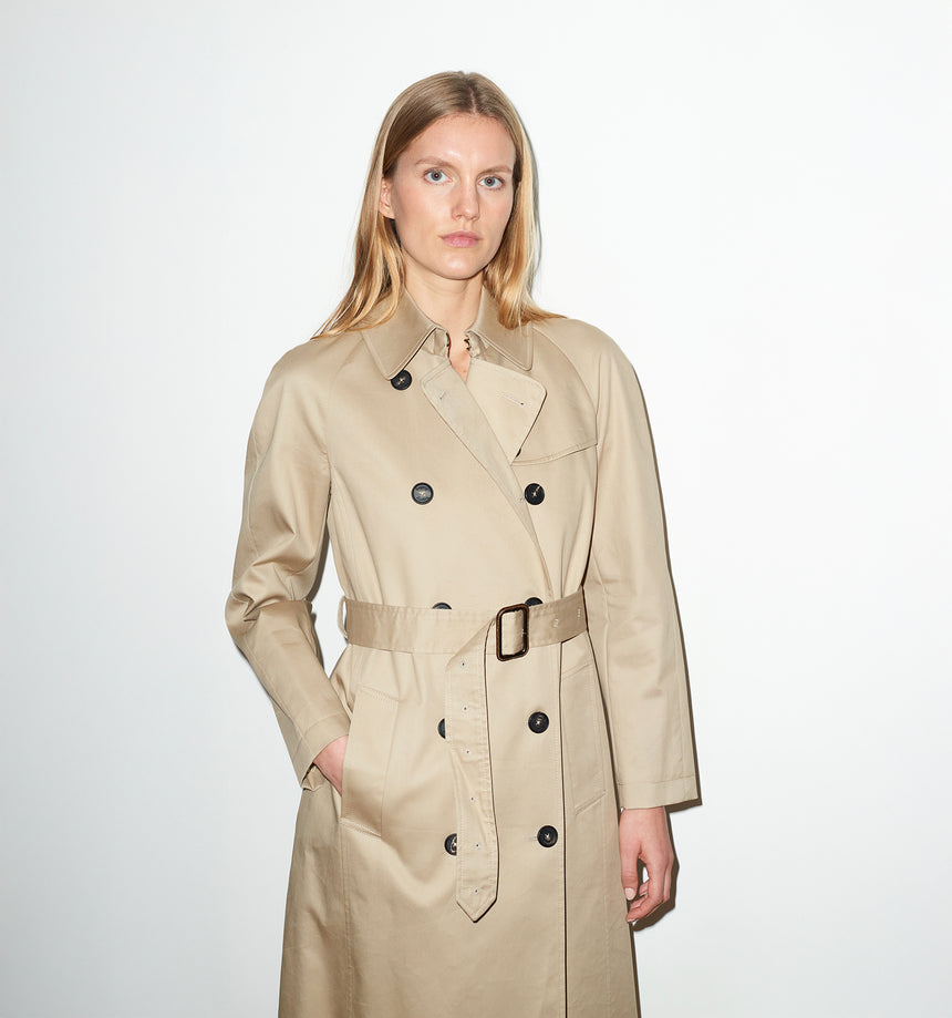 ENGLISH GABARDINE TRENCH COAT