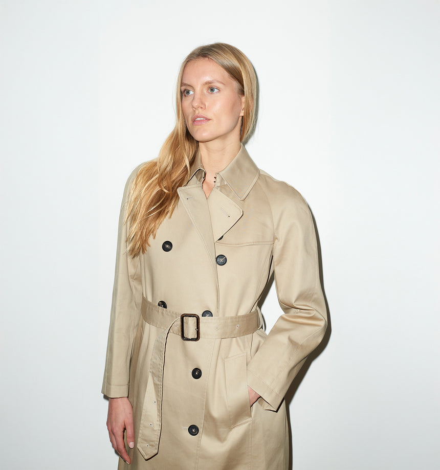 ENGLISH GABARDINE TRENCH COAT