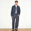 TAILORED DENIM TRUCKER JACKET IN RAW INDIGO DENIM
