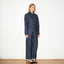 TAILORED DENIM TRUCKER JACKET IN RAW INDIGO DENIM