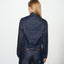 TAILORED DENIM TRUCKER JACKET IN RAW INDIGO DENIM
