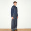 TAILORED DENIM TRUCKER JACKET IN RAW INDIGO DENIM