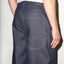 WIDE LEG MID RISE INDIGO JEANS