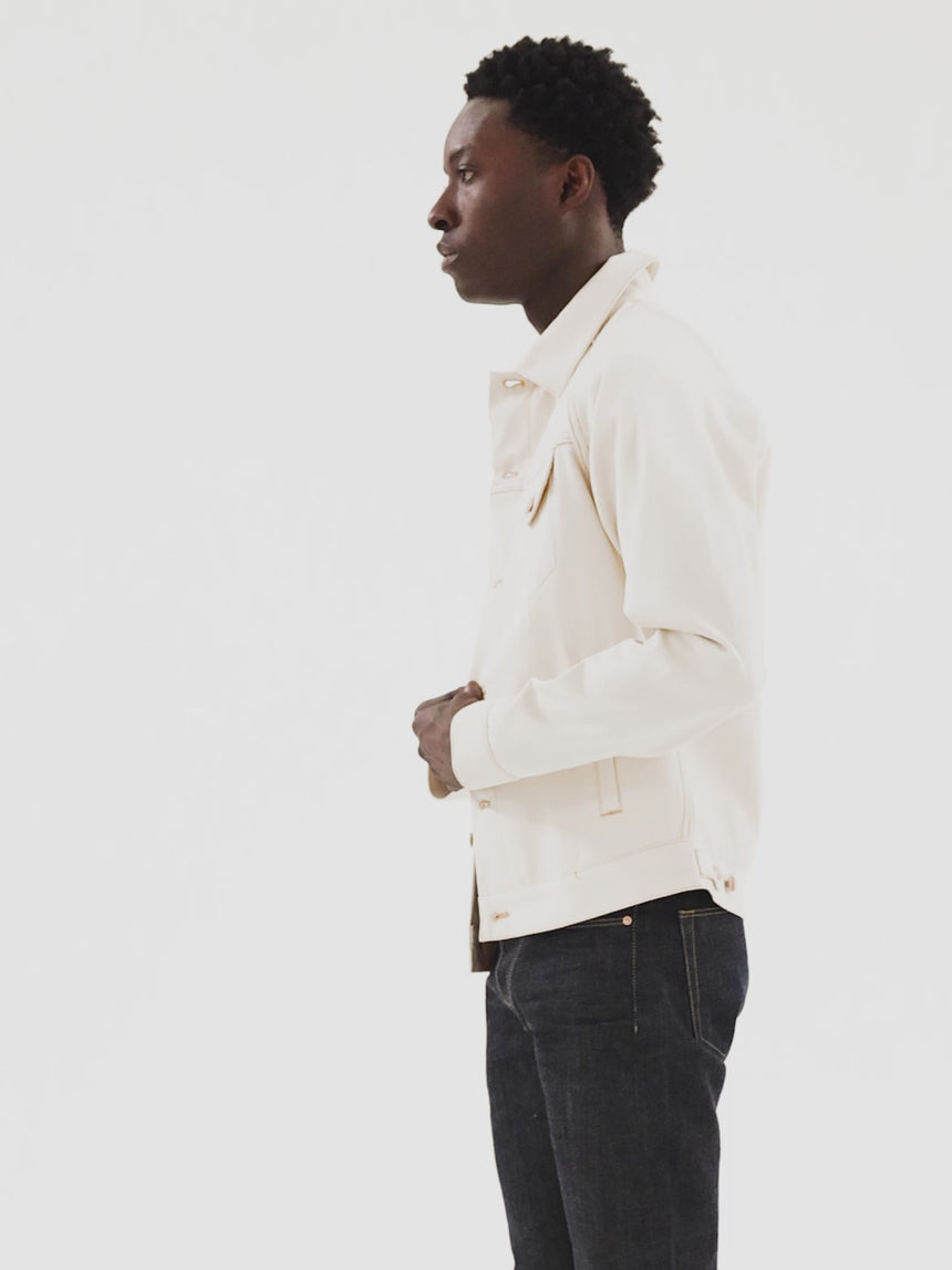 ECRU SELVEDGE DENIM JACKET
