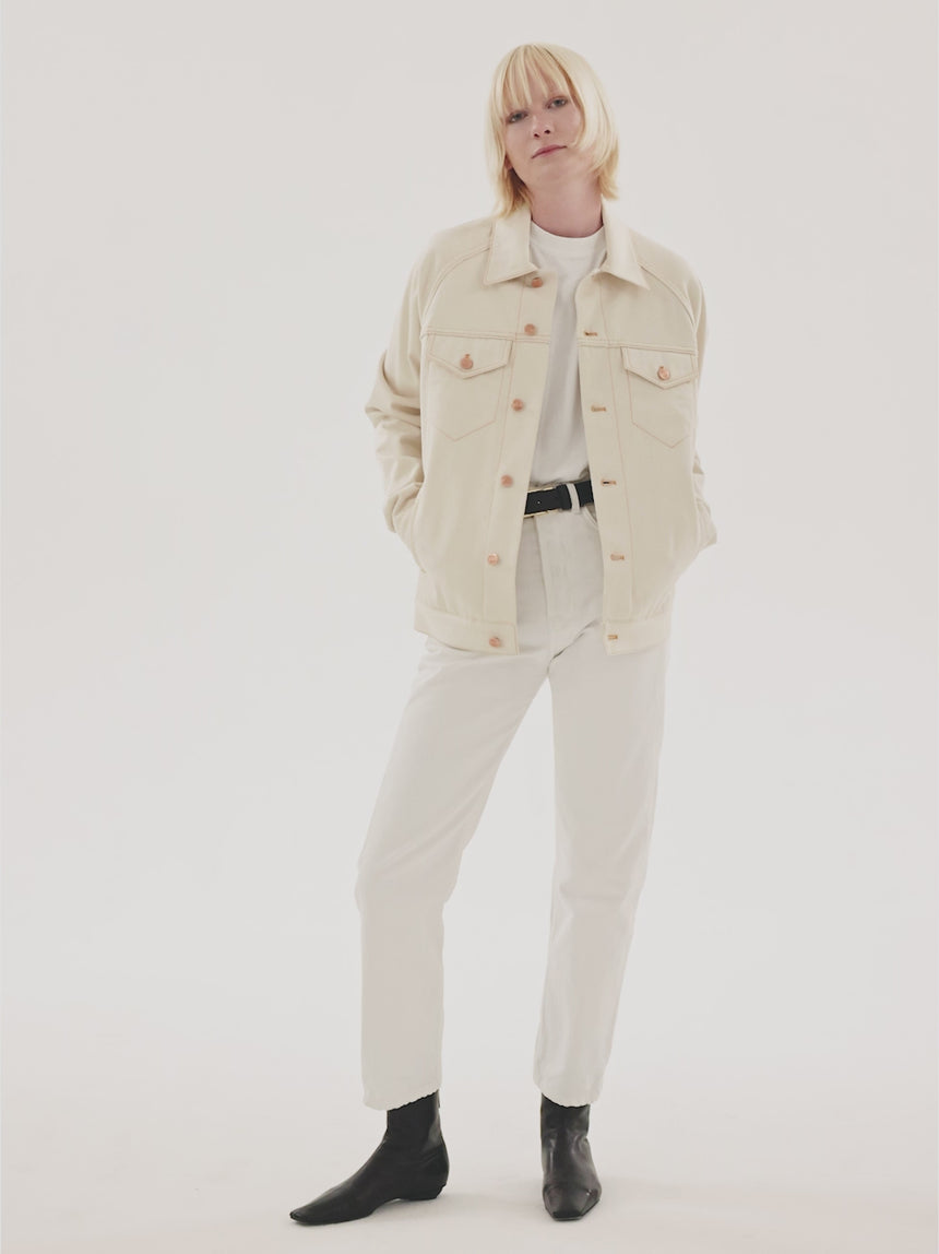 ECRU DENIM JACKET